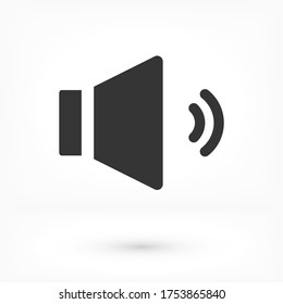 Sound icon vector. lorem ipsum Flat Design JPG