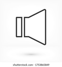 Sound icon vector. lorem ipsum Flat Design JPG
