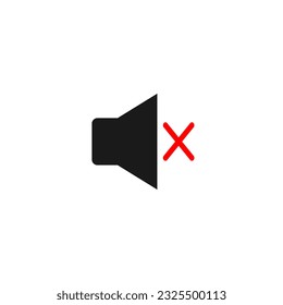 Sound Icon Vector. Mute Icon. Volume Icon.