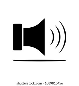Sound icon vector on white background