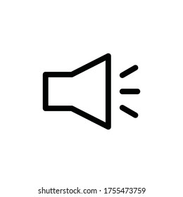 sound icon vector sign symbol isolated