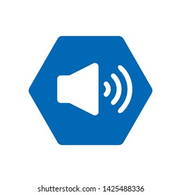 Sound icon vector, speaker icon