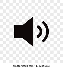 Sound icon vector. Speaker sign
