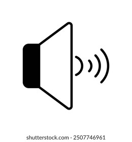 Sound icon vector stock illustration