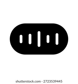Ilustración de diseño de símbolo de Vector de icono de sonido