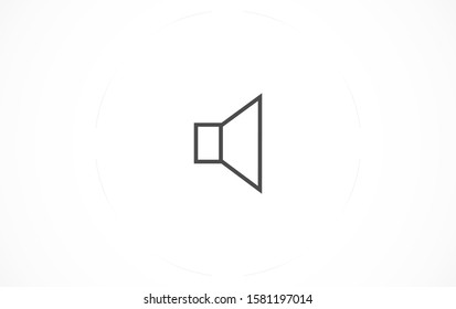 Sound icon vector An icon that increases and reduces the Sound icon vector showing the mute. A set of Sound icon vector with different signal levels in a flat style.Sound  vector in trendy.
