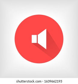 Sound icon vector An icon that increases and reduces the Sound icon vector showing the mute. A set of Sound icon vector with different signal levels in a flat style.Sound vector in trendy.