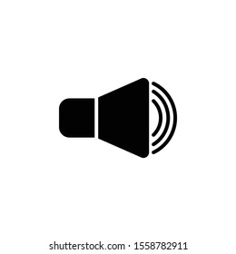 Sound icon, Sound icon vector, in trendy flat style isolated on white background. Sound icon image, Sound icon illustration