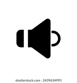 Sound Icon, White background Vector Illustration. eps 10