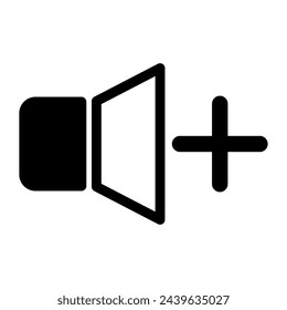 Sound Icon, White background Vector Illustration. eps 10