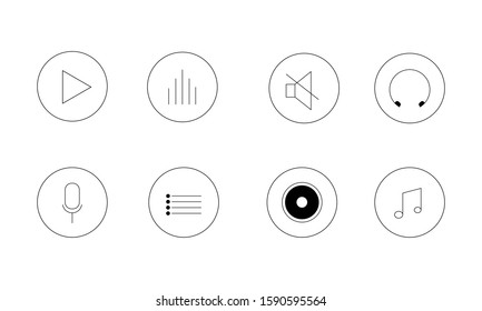 Sound icon,Music Icon isolated on white background.vector eps.10