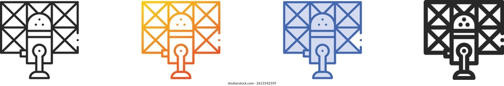 sound icon.Thin Linear, Gradient, Blue Stroke and bold Style Design Isolated On White Background