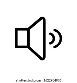Sound icon,vector illustration. Flat design style. vector sound icon illustration isolated on White background, sound icon Eps10. sound icons graphic design vector symbols.