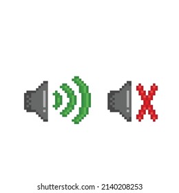 Tonindikator im Pixelstil