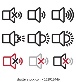 Sound And Lamp Icons