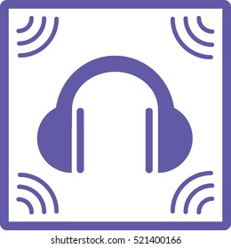 Sound large icon and clear