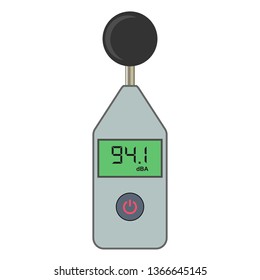 Sound Level Meter vector.