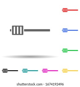 icono de estilo multicolor de nivel de sonido. Línea delgada simple, contorno vectorial de iconos web para ui y ux, sitio web o aplicación móvil