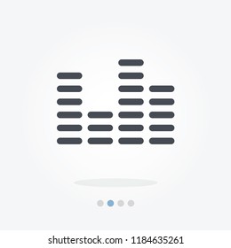 sound levels vector icon