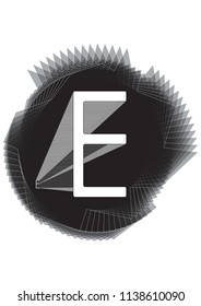 Sound of line, letter E