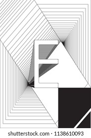 Sound of line, letter E