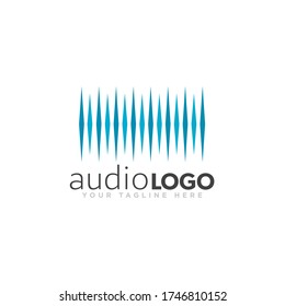 Sound Logo Concept Design Vector