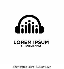sound logo icon designs vector