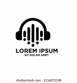 sound logo icon designs vector