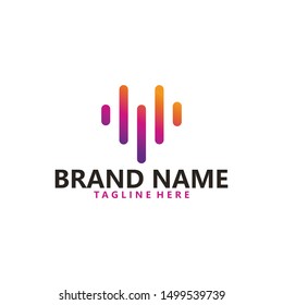 sound logo icon vector isolated