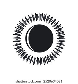 Sound Logo Vector Icon Template Illustration