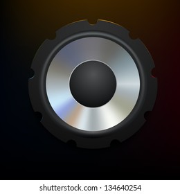 sound loud speaker vector illustration