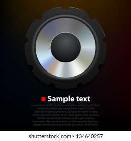 sound loud speaker vector illustration