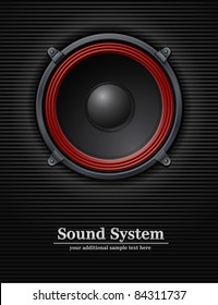 Sound Loud Speaker Vector Illustration
