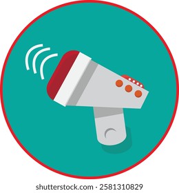 Sound or loudspeaker icon and symbol used for announcement