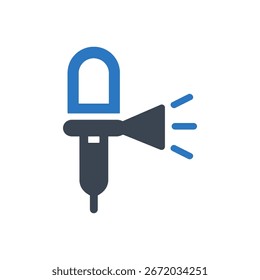 Sound Meter Icon Isolated On White Background 
