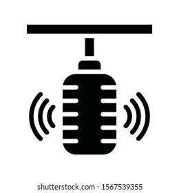 sound mic related to music vector in solid design