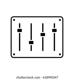 Sound mixer console icon