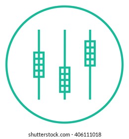 Symbol für die Soundmischer-Konsole.