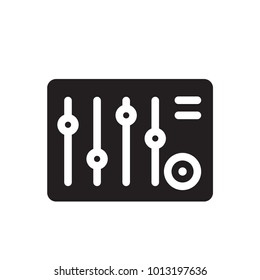 sound mixer icon glyph 
