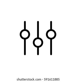 sound mixer icon vector