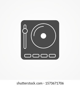 Sound mixer vector icon sign symbol