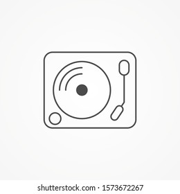Sound mixer vector icon sign symbol