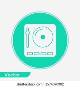 Sound mixer vector icon sign symbol