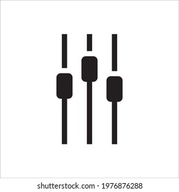 Sound mixer vector icon. Studio sound mixer flat sign design illustration. Sound mixer symbol pictogram