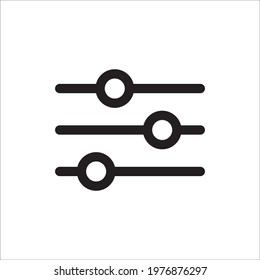 Sound mixer vector icon. Studio sound mixer flat sign design illustration. Sound mixer symbol pictogram