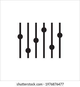 Sound mixer vector icon. Studio sound mixer flat sign design illustration. Sound mixer symbol pictogram