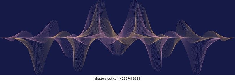 sound mixer wave background. sound wave pattern element. colored sound wave lines. music wave, radio signal frequency. stripe pattern white line background