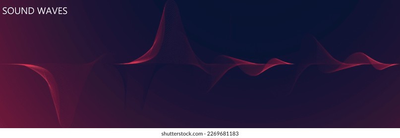 sound mixer wave background. sound wave pattern element. colored sound wave lines. music wave, radio signal frequency. stripe pattern white line background