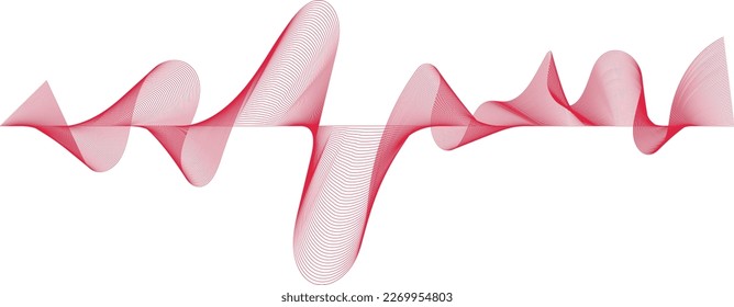 sound mixer wave background. sound wave pattern element. colored sound wave lines. music wave, radio signal frequency. stripe pattern white line background