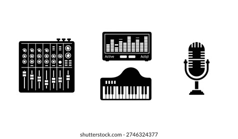 Sound mixing board and musical instruments